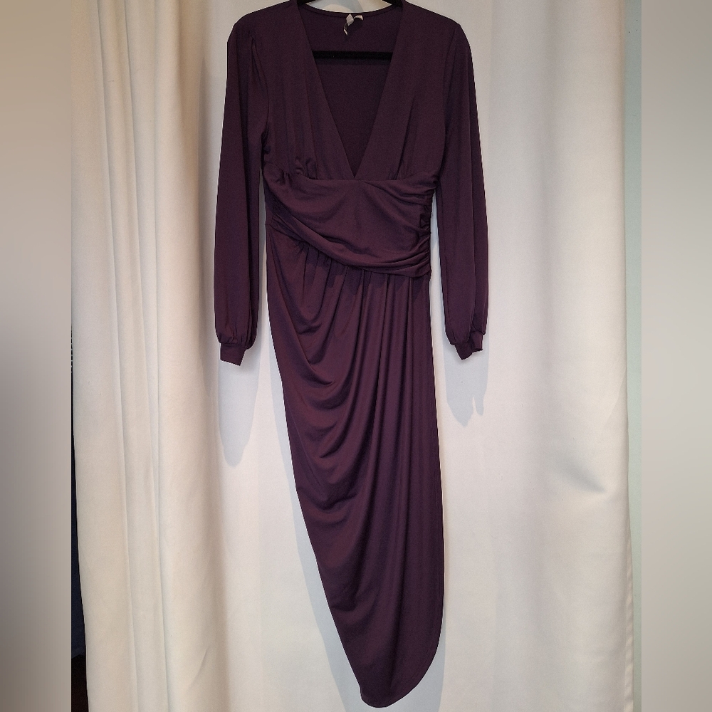 Baltic Born Deep Purple Long Sleeve Dress Size M